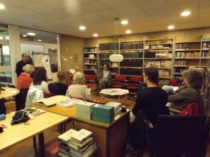 Voordracht in de bibliotheek